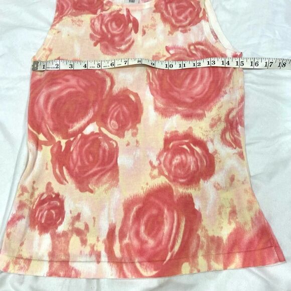 Kate Hill 2 pieces cardigan and sleeveless tie dye top set size XS 100% cotton - Picture 7 of 12